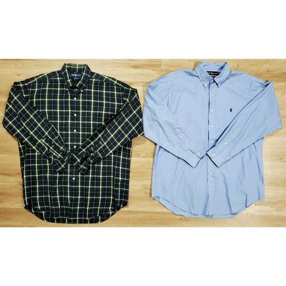 Ralph Lauren Other - Ralph Lauren Mens Lot of 2 Blake Blue Green Shirts